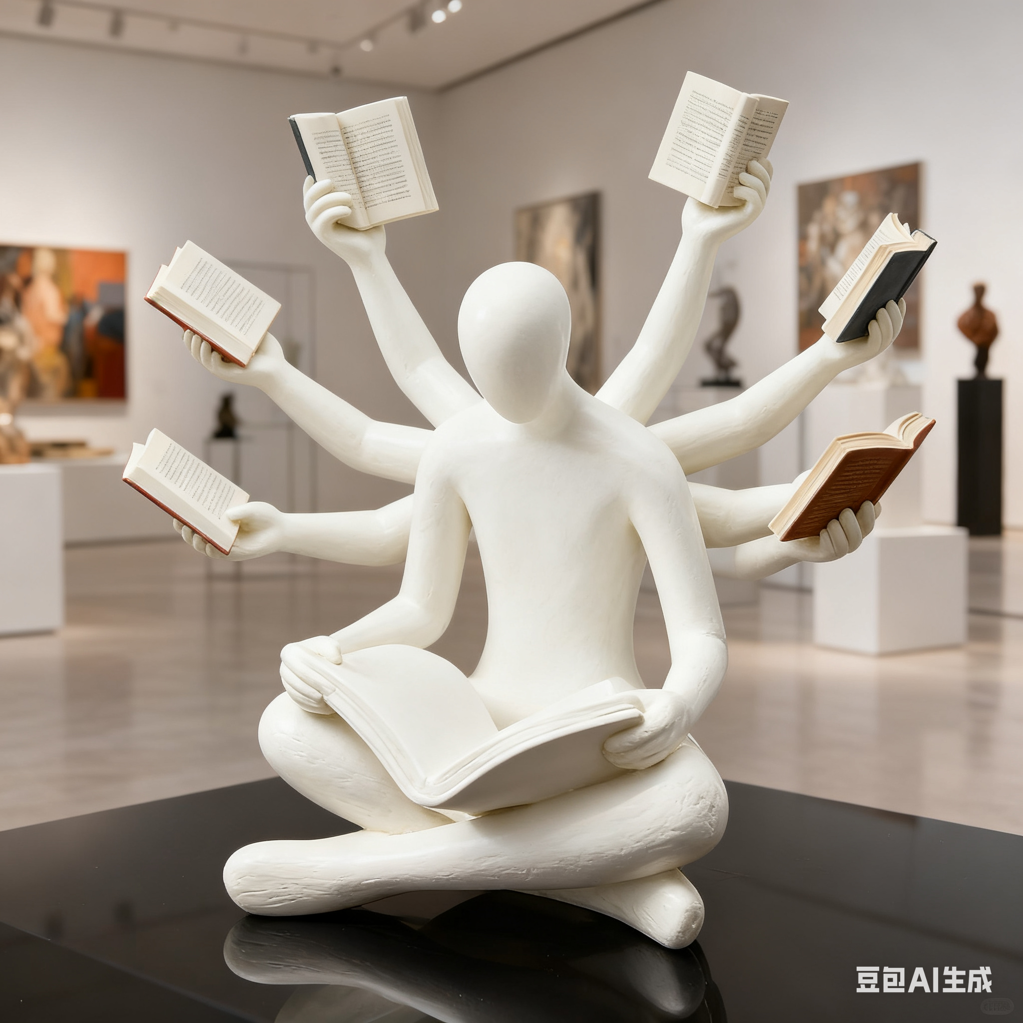 读态多臂雕塑主视觉